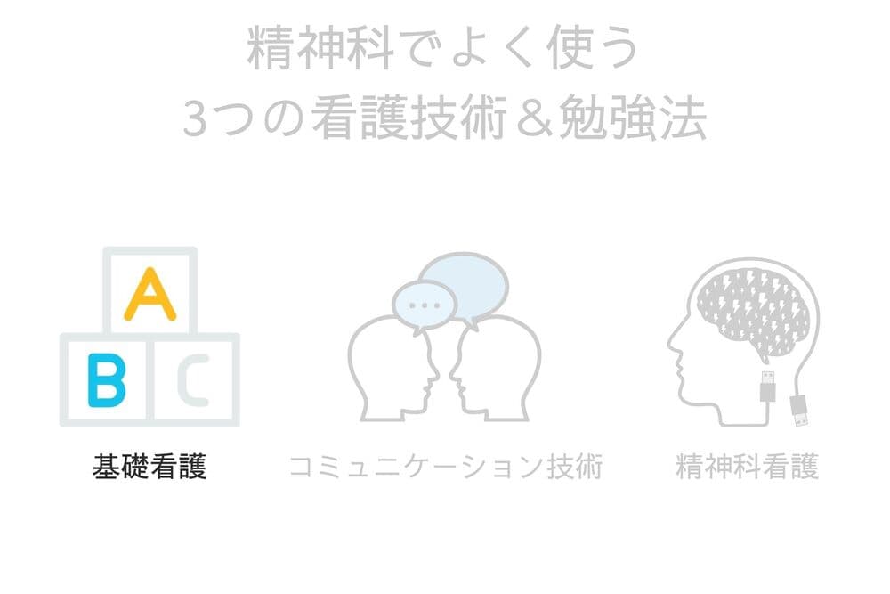 精神科看護師がよく使う基礎看護技術6選